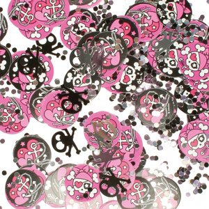 Pirat rosa bordskonfetti - 28 g Pirat rosa bordskonfetti - 28 g