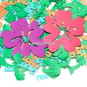Bordskonfetti hawaiska luau blommor - 14 g Bordskonfetti hawaiska luau blommor - 14 g