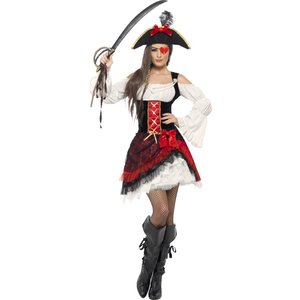 Glamorös Piratfröken maskeraddräkt Glamorös Piratfröken maskeraddräkt